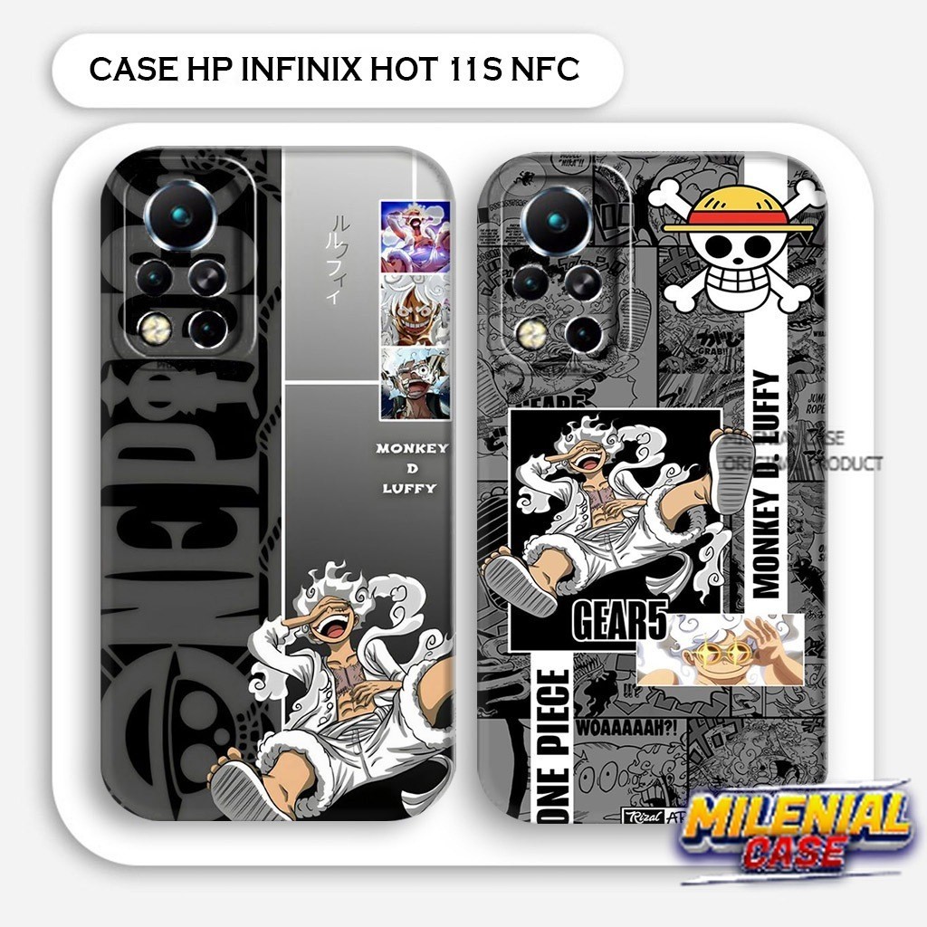 Milenial Case - Case One Piece Hp Infinix Hot 11s Nfc Prokamera Lentur Tpu Prokamera
