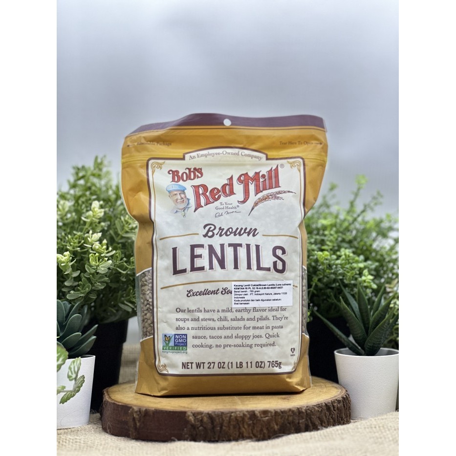 

Bob's Red Mill Brown Lentils 765 gram