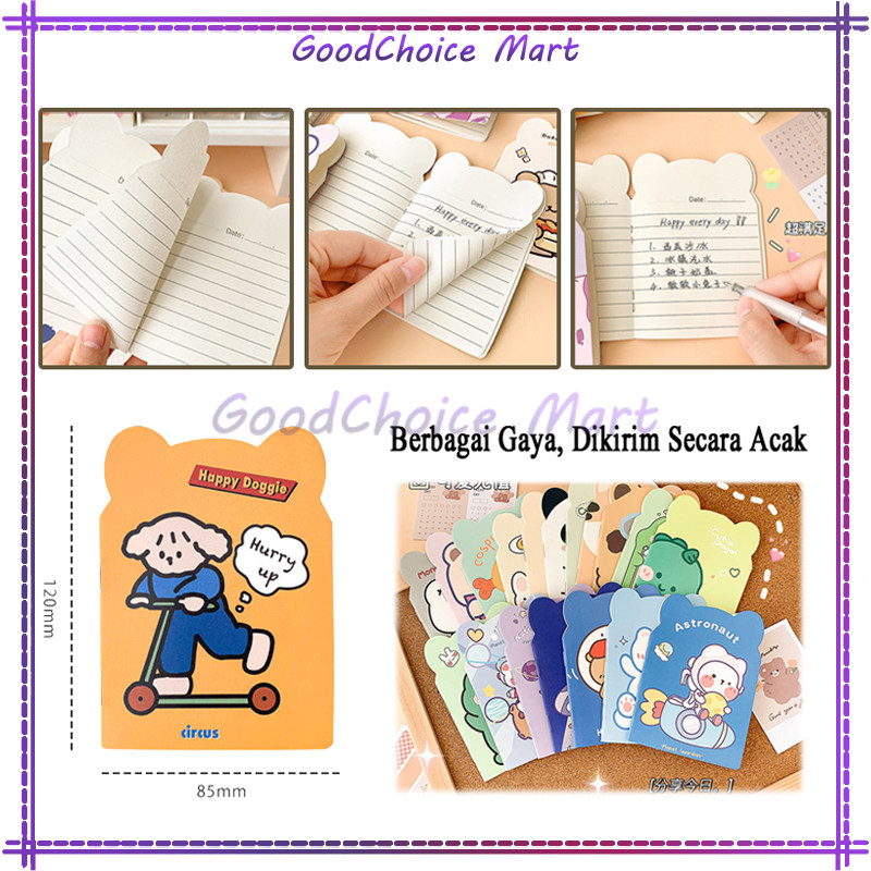 

Buku Tulis Mini Motif Kartun Note Book Mini / Buku Catatan Memo Pad Mini Note Book / Buku Tulis Mini Motif Kartun Cartoon