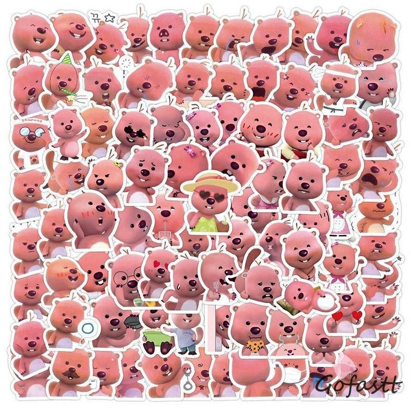 

COD Stiker Berang-berang Kecil Gila Stiker Ekspresi Lucu Stiker Dekoratif Notebook-G