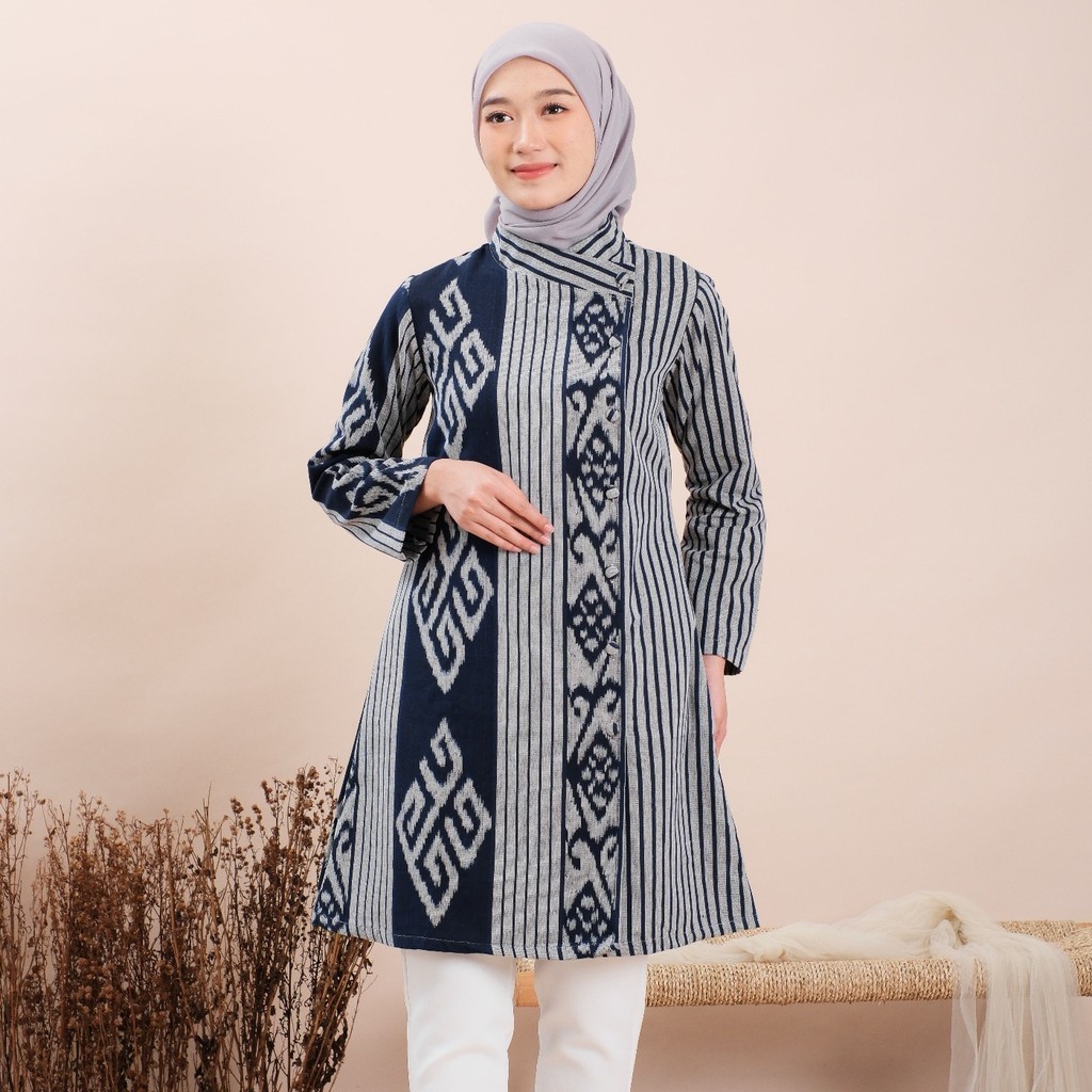 Lyan Tunik Tenun Muslim (HANDMADE)