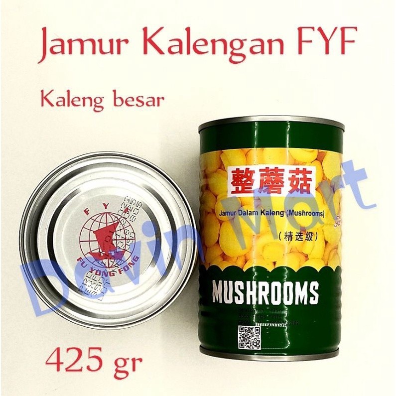 

Jamur Kancing Kaleng, Moku, Champignon kaleng besar