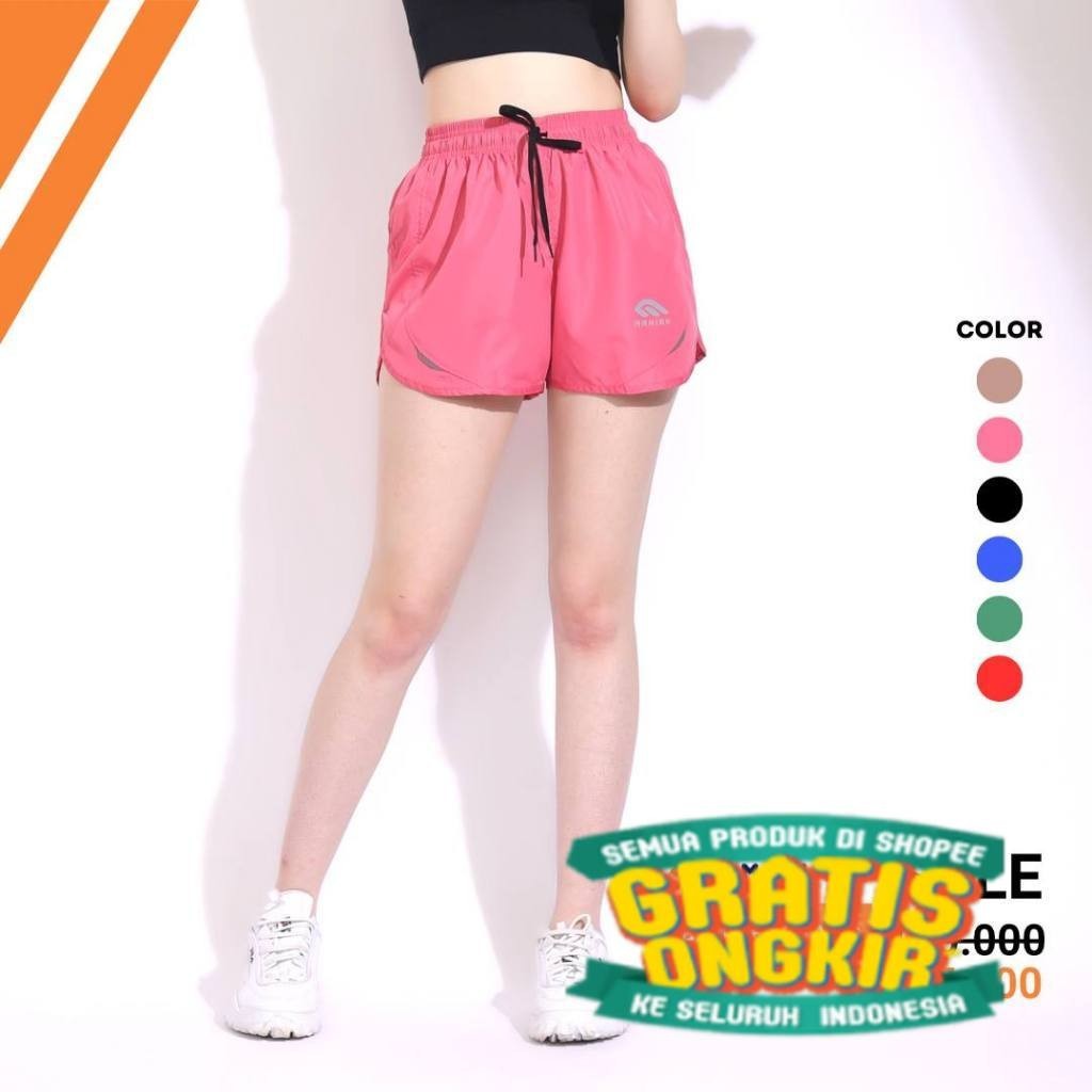 

MANIAK Celana Pendek Olahraga Wanita Running Gym Senam Lari (CLW)/ ZUMA AEROBIK LANTAI