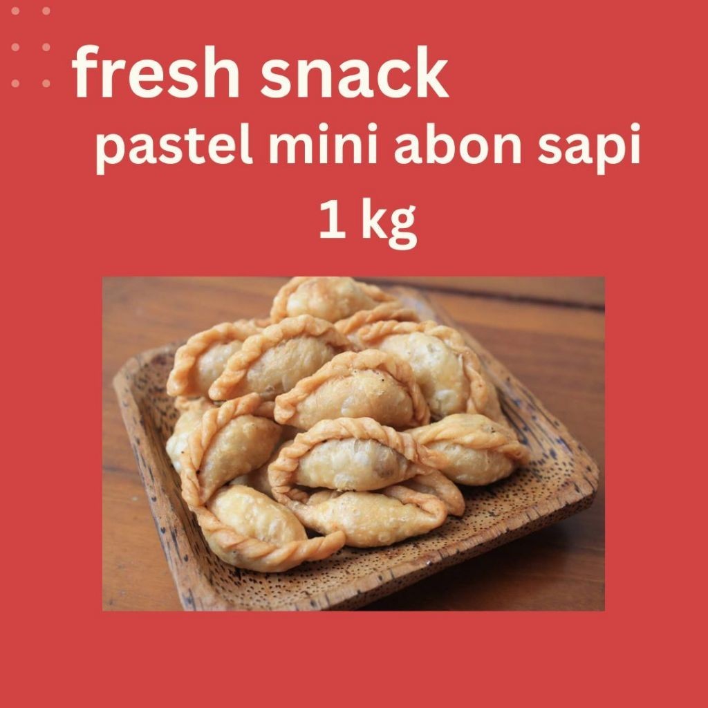 

(1kg) pastel mini abon sapi | cemilan enakk!! \\