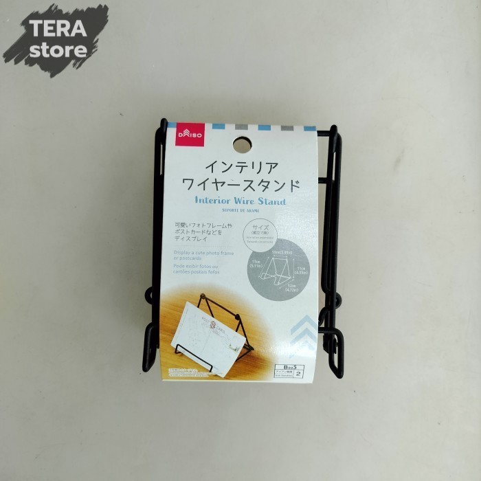 

daiso wire stand untuk foto postcard dll stand kartu pos gambar kecil