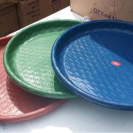 tampah plastik jumbo uk 40, tampah plastik bulat jumbo