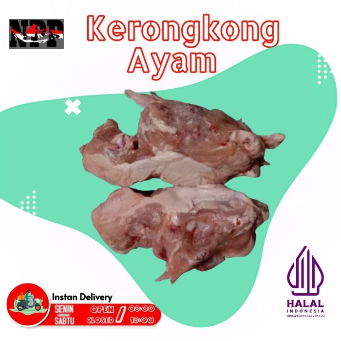 

Kerongkong Ayam / Tulang Ayam Fresh 500GR