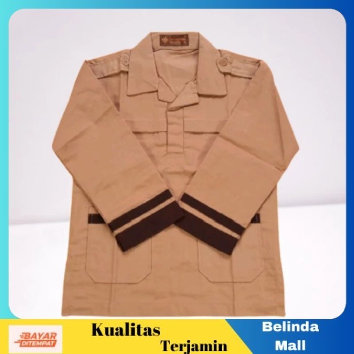 

⭐COD⭐ MURAH Seragam Pramuka Siaga Lengan Panjang Merek Seragam 11