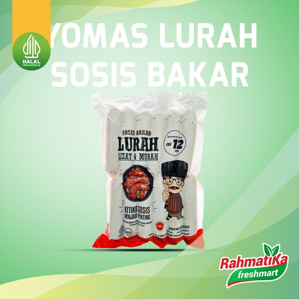 

Yomas Lurah Sosis Bakar Isi 12 Pcs 500 gr