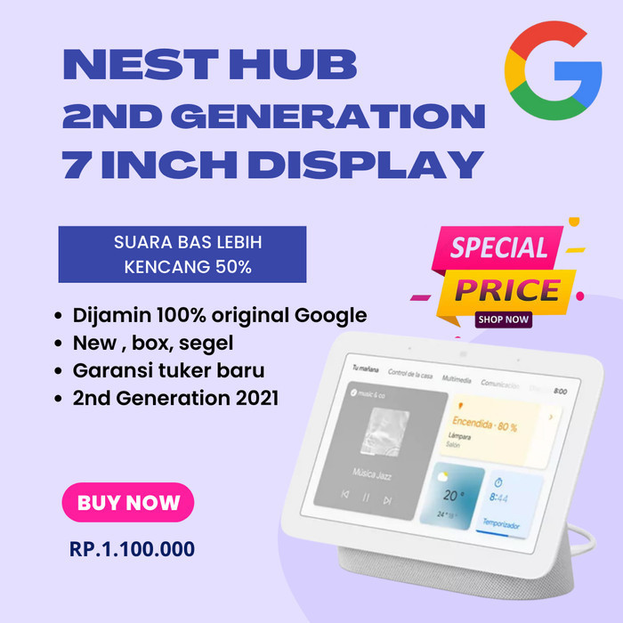 Google NEST HUB 2nd Generation Original