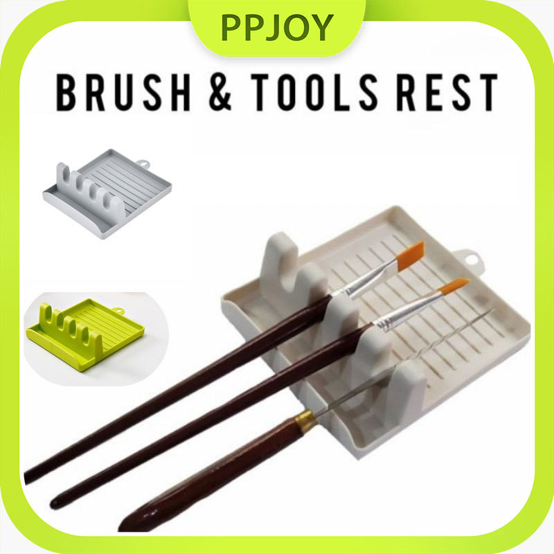 

(Ready) Brush & Tools Rest - Tatakan Kuas Lukis dan Clay Tools