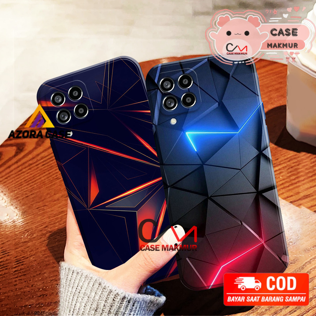 Samsung A12 A22 M12 M22 M32 4g / 5g M34 M54 - Case Abstrak - Casing Custom Cowok
