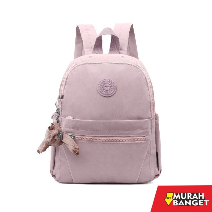 tas ransel wanita import TAS RANSEL WANITA TAS PUNGGUNG WANITA PARASUT 2195 MEDIUM BACKPACK - grey p