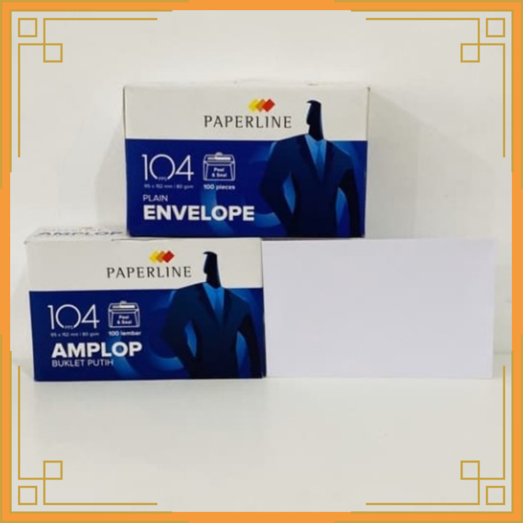 

PAPERLINE Amplop 104 polos pps isi 100