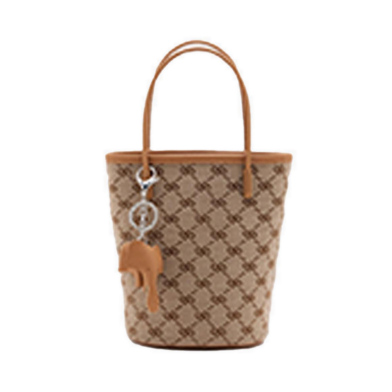 Pazzion Stormy Garden Bucket Bag - Brown