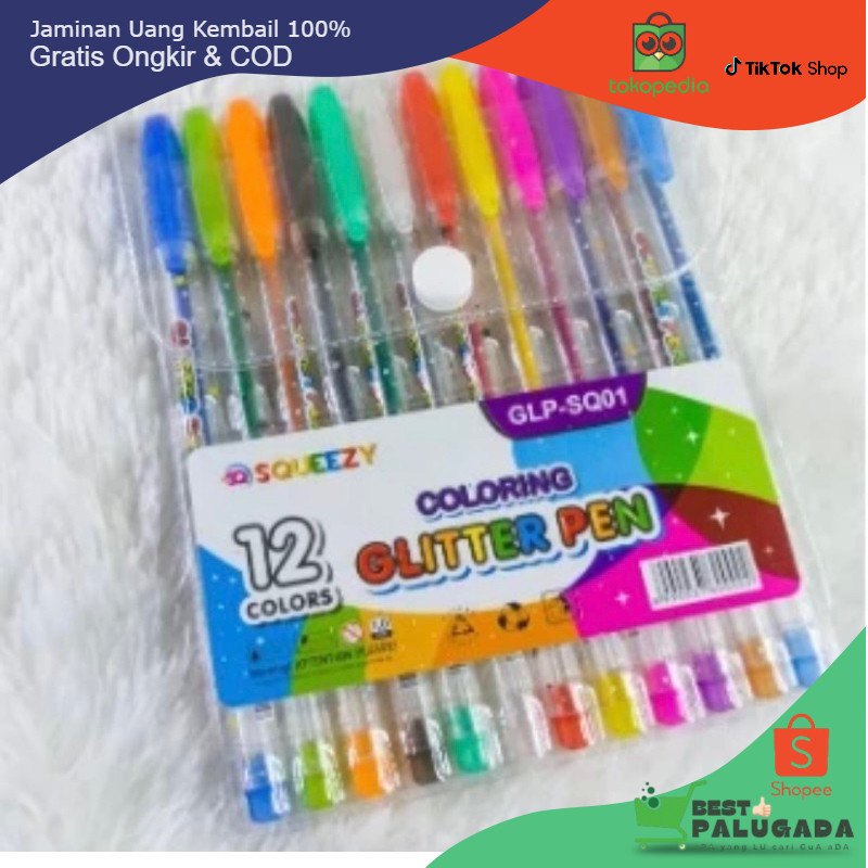 

pen GLITTER 12pc