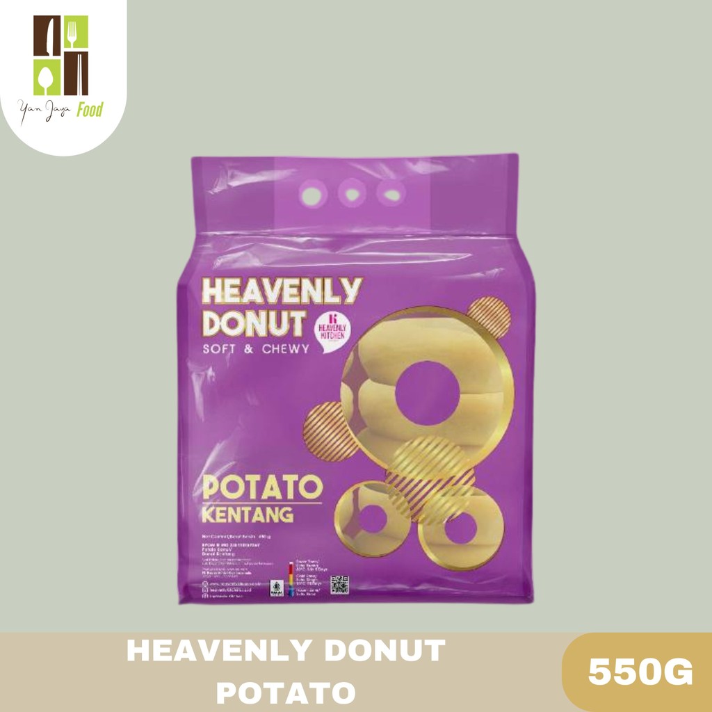 

Classica2106 Heavenly Donut / Donat Rasa Kentang / Ubi Cilembu / Gandum / Pandan 550G
