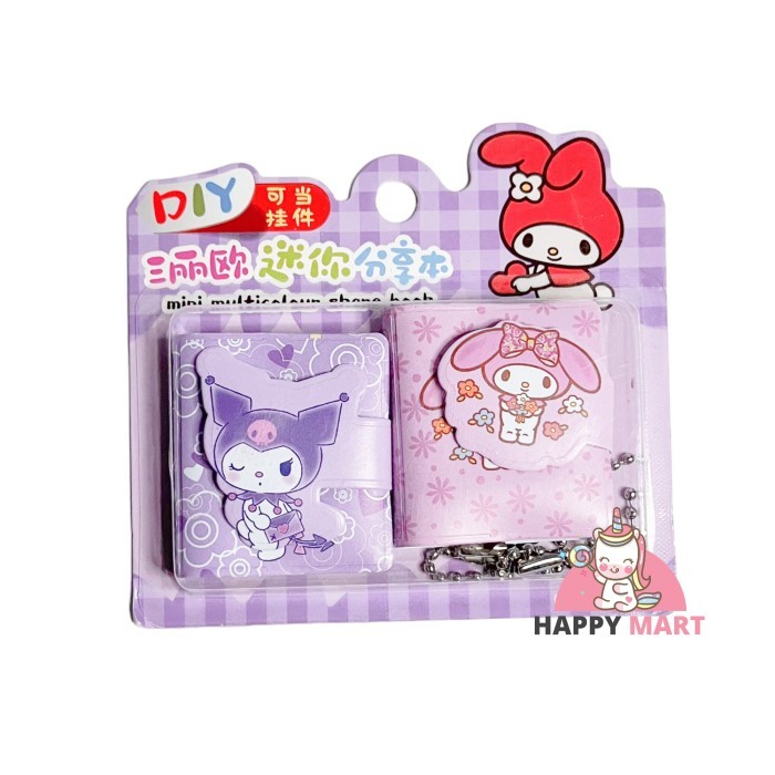

Notes chain mini isi 2 kuromi love melody - Melody love