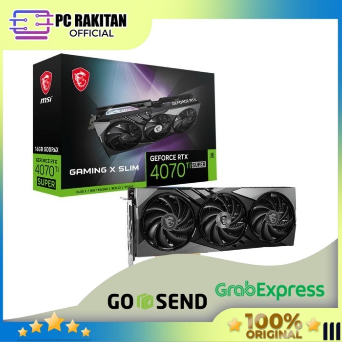 MSI GeForce RTX 4070 Ti SUPER 16G GAMING X SLIM 16GB GDDR6X