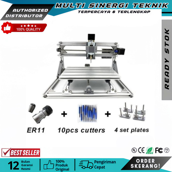 CNC3018 wood router with ER11 & 500mw laser Diy CNC Engraving Machine
