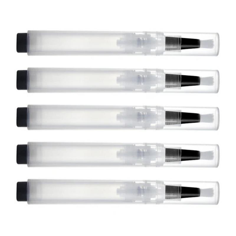 

Refillable Paint Pen 6ml White Paint Pen 5pcs Set For Paint Chip Repair Efficient Touch Up Paint Brushes Pens For Walls