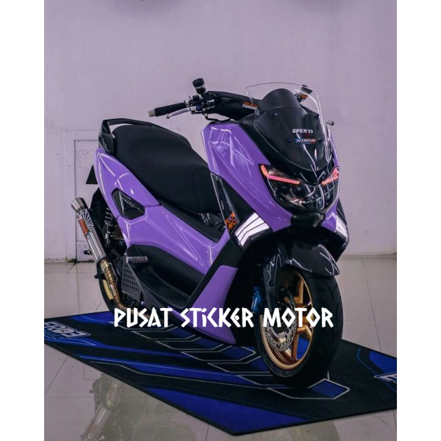 Sticker Skotlet Motor Warna Ungu Lilac Ungu Taro Scotlite Ungu Taro Lilac Sekotlet Warna Ungu