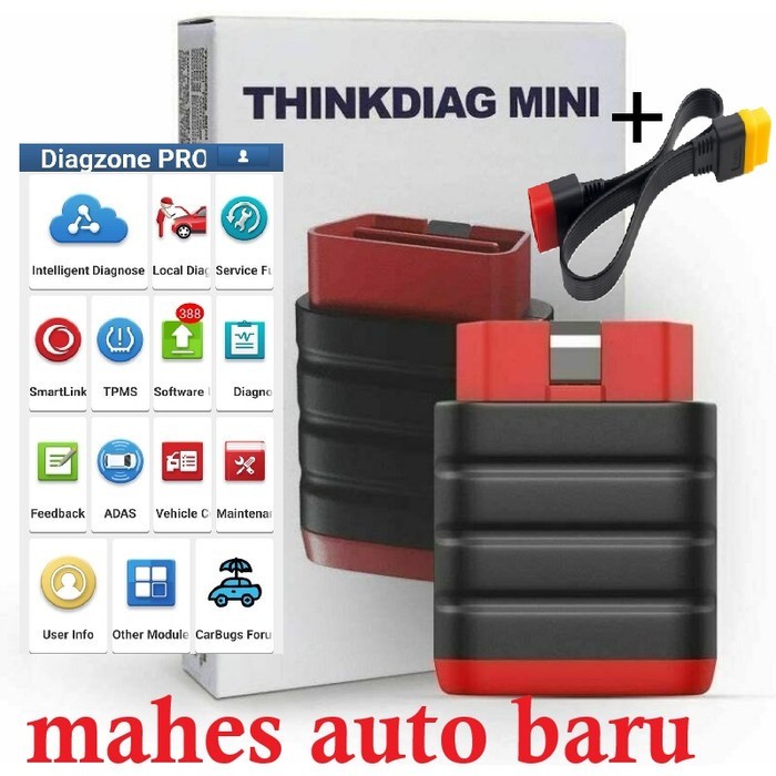 Scanner Mobil Thinkdiag Mini Diagzone pro terbaru bisa dipakai Selamanya all sistem + ekstension