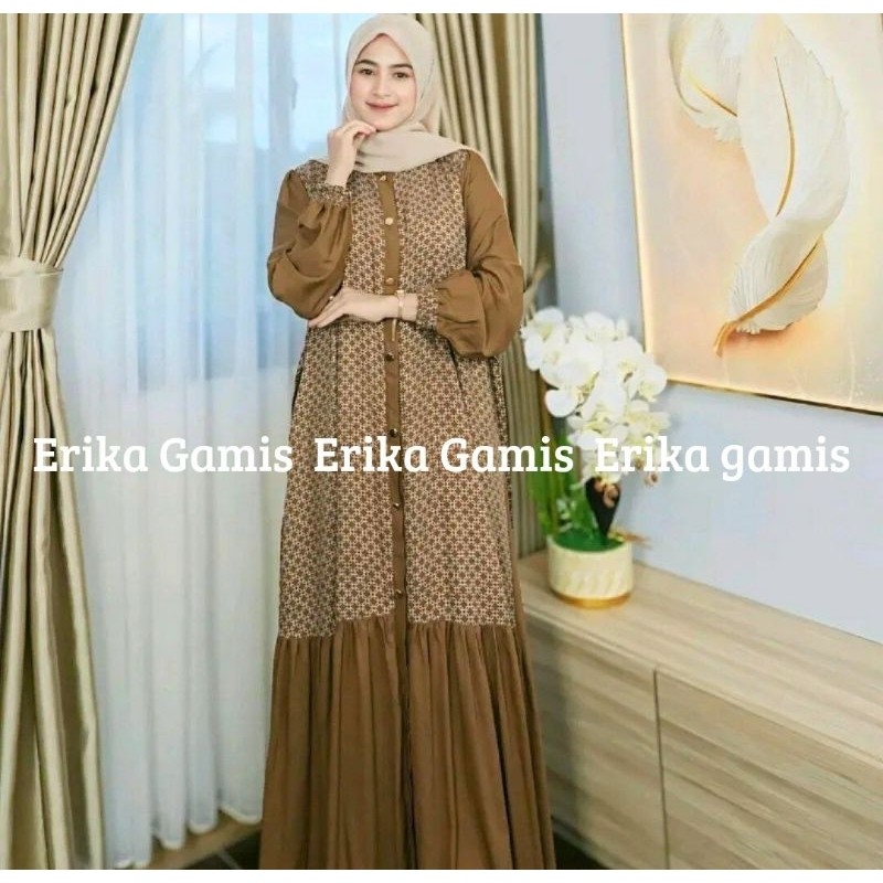 KK80 Gamis Shafiya Twill Ori Rayon Diamond Premium Halus Kekinian LD 120 PB 135 Busui