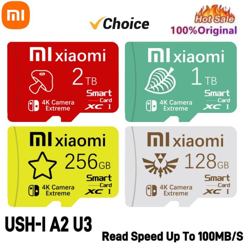 Original Xiaomi Memory Card 1TB 512GB 256GB Class10 Micro TF SD Card 128GB U3 SD Card 2TB For Cell C