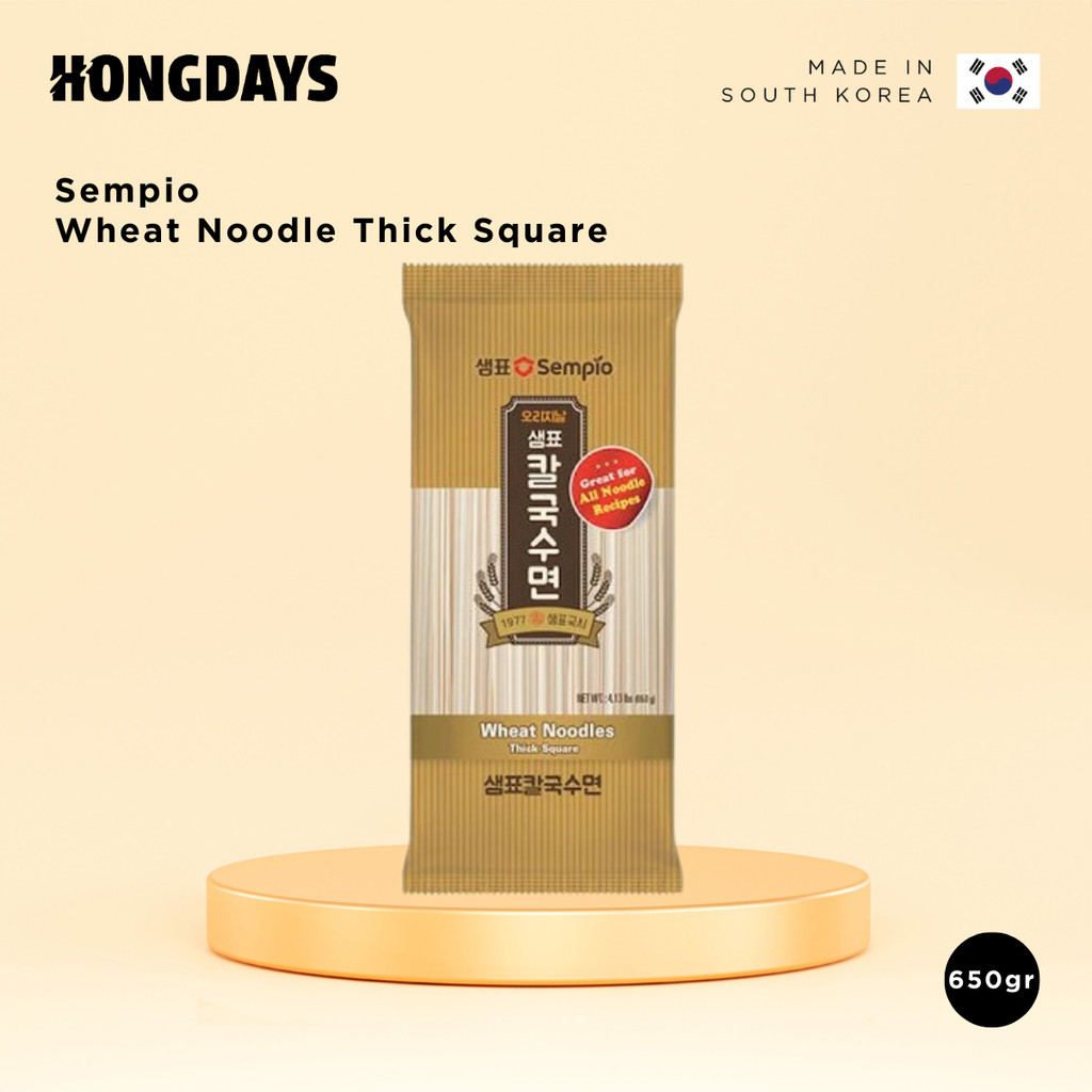 

Sempio Wheat Noodle Thick Square 650g - HONGDAYS