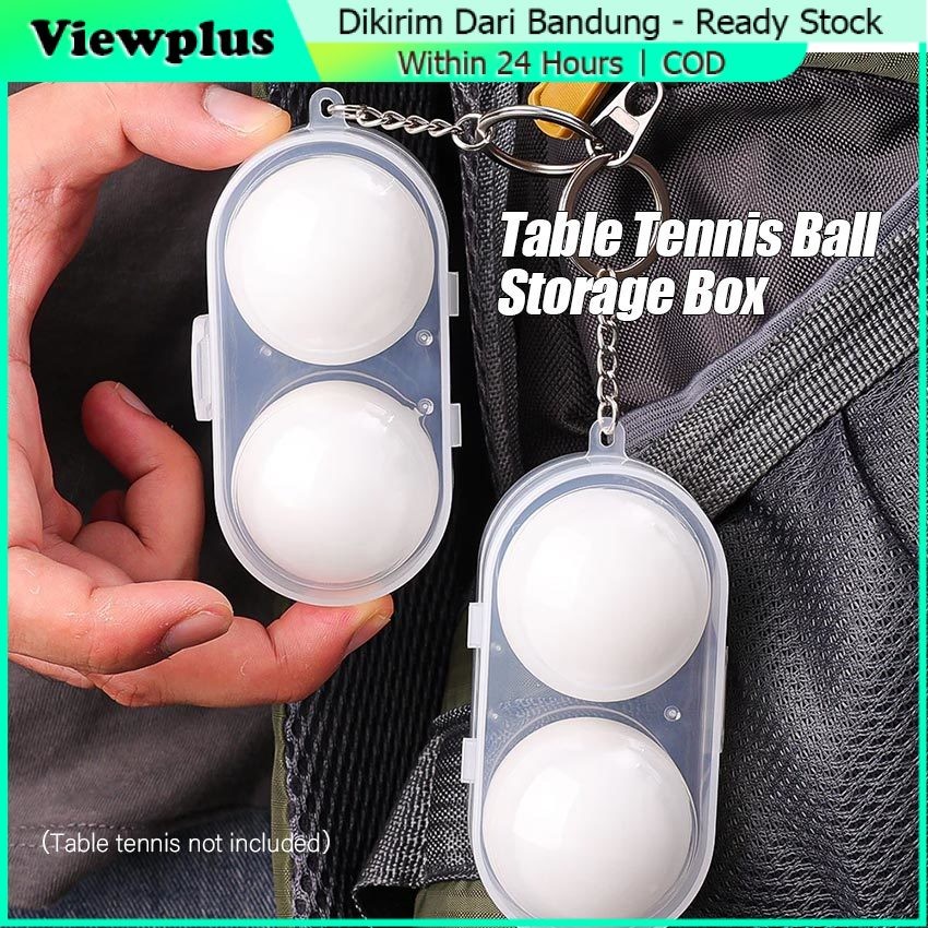 Case Tempat Bola Pingpong Plastik Gantungan Kunci