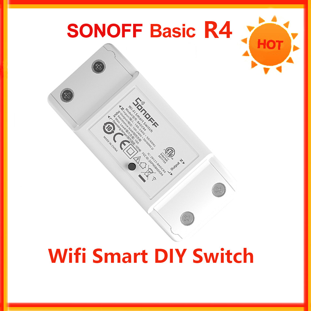 SONOFF Basic R4 Wifi Smart Switch Smart Home Automation Module DIY Timer Switch Smart Interruptor Vi