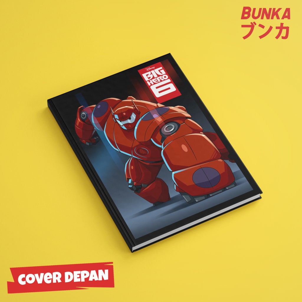 

Notebook Big Hero Six Baymax 1C Hardcover A5 Buku Tulis Catatan Note Agenda Planner Jurnal