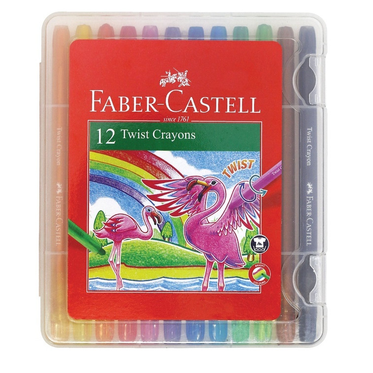 

Gramedia Jambi - Sarjana ️ Faber-Castell Twist Crayon set 12