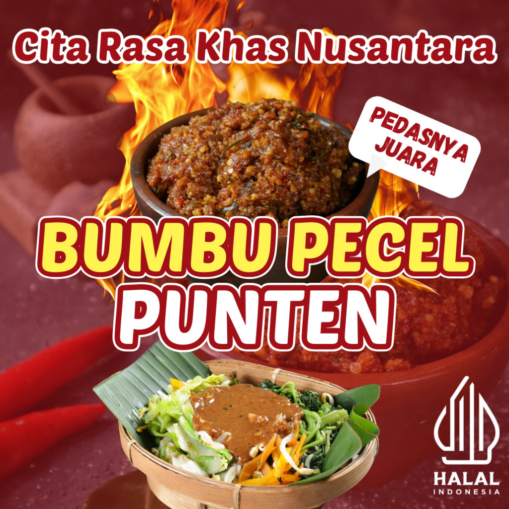

Bumbu pecel khas punten gurih nikmat