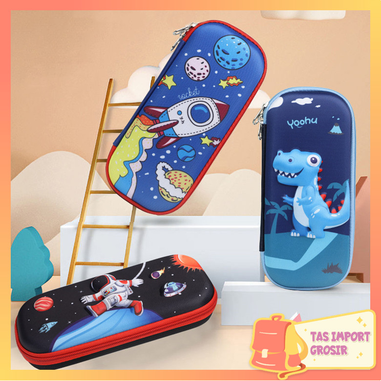 

Tas Import - S5626 Kotak Pensil / Tempat Pensil Anak Gambar 3D Bahan EVA Anti Air / Tempat Pensil 3D Model Terbaru / Kotak Alat Tulis