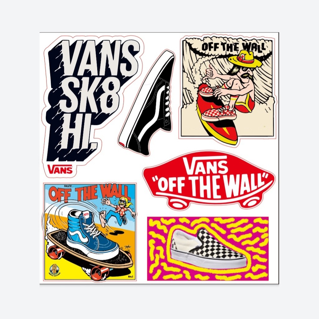 

Stiker Vans Off The Wall Shoes Sticker Logo Vans - Stiker Vinyl High Quality