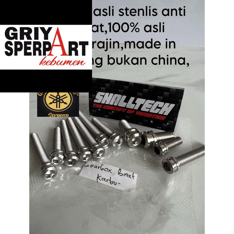 BAUT GEARBOX CVT HONDA BEAT KARBU CUSTOM STAINLESS ANTI KARAT