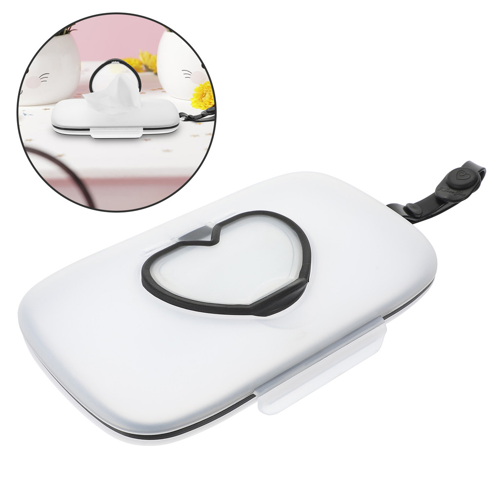 

Portable Wet Paper Box Wipes Container Holder Boxes of Tissue Ones for Bathroom Plastic Dispenser Refillable Baby Mini Reusable