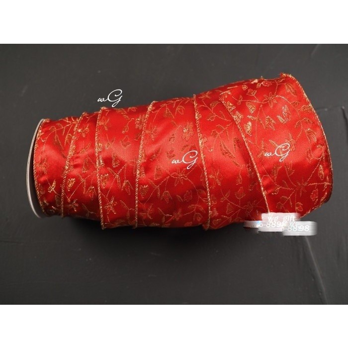 

Pita Congsam Merah; Lebar 6.3cm; Panjang 10 yard