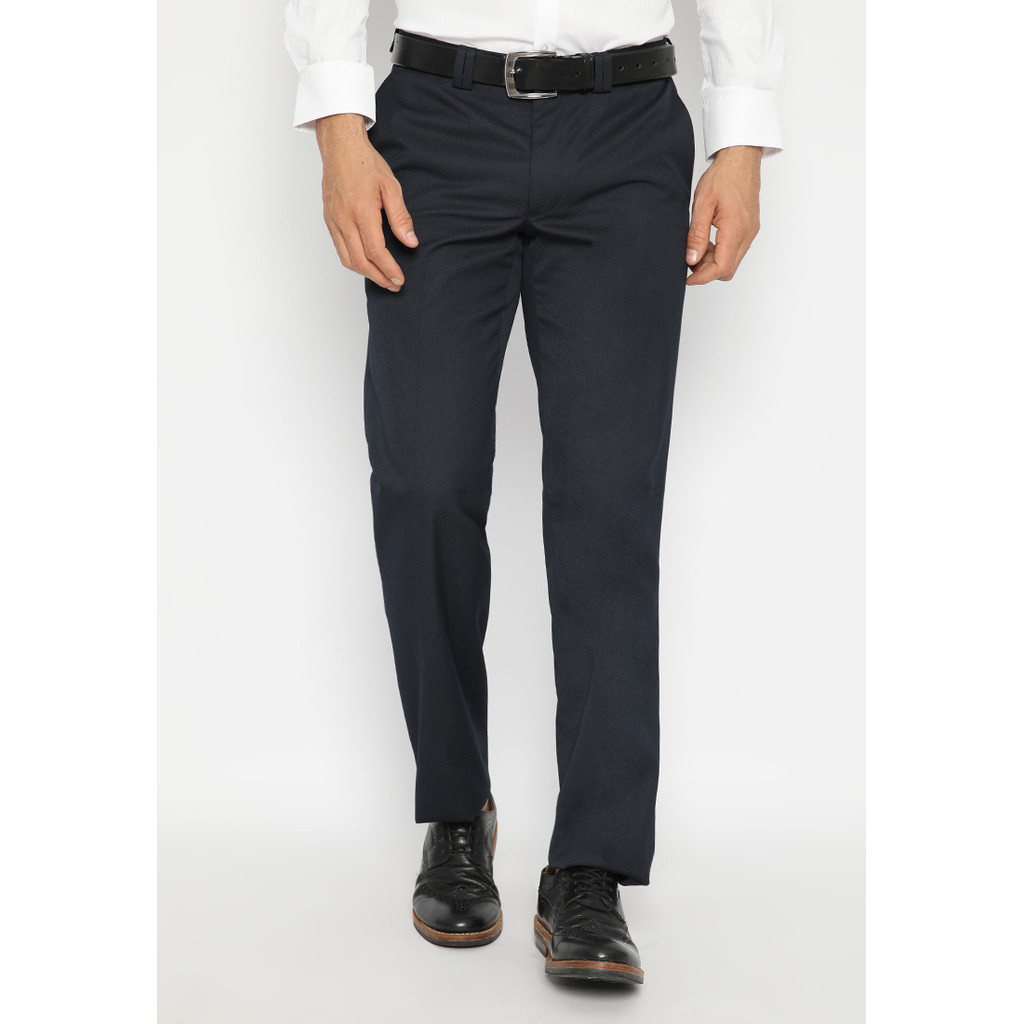Jobb Crompton-B Celana Panjang Pria Slim Fit Blue Night