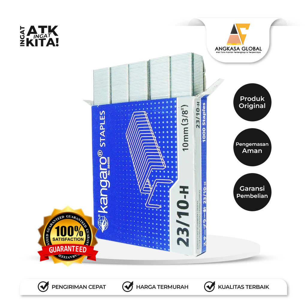

KANGARO ISI STAPLES 23/10 (1PACK/ 10BOX)