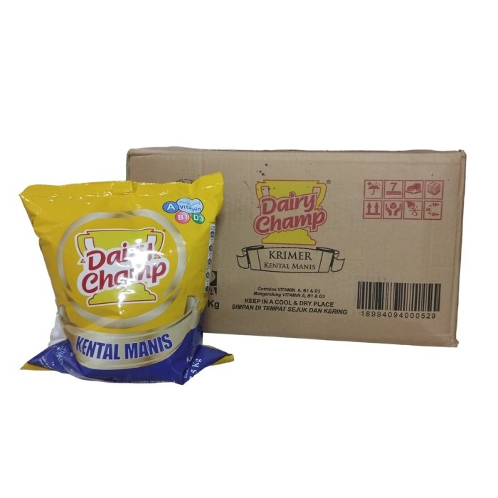 

TL Dairy Champ Susu Kental Manis 2,5kg x 8pcs KARTONAN