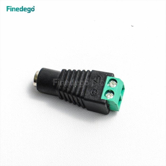 DC Female Terminal Konektor Connector Block Jack 5.5mm