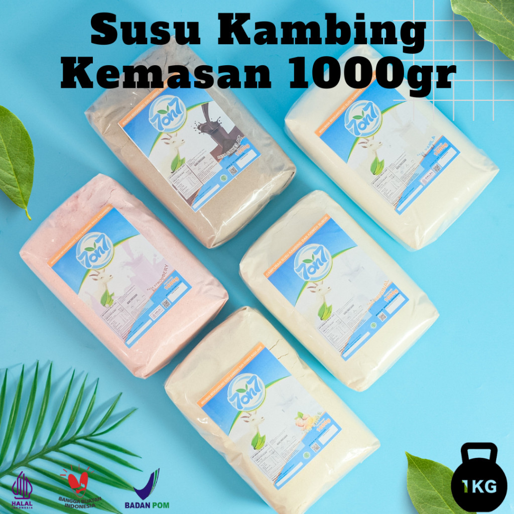 

Susu Kambing Etawa 7on7 Kemasan 1 Kg Produk Asli Halal BPOM