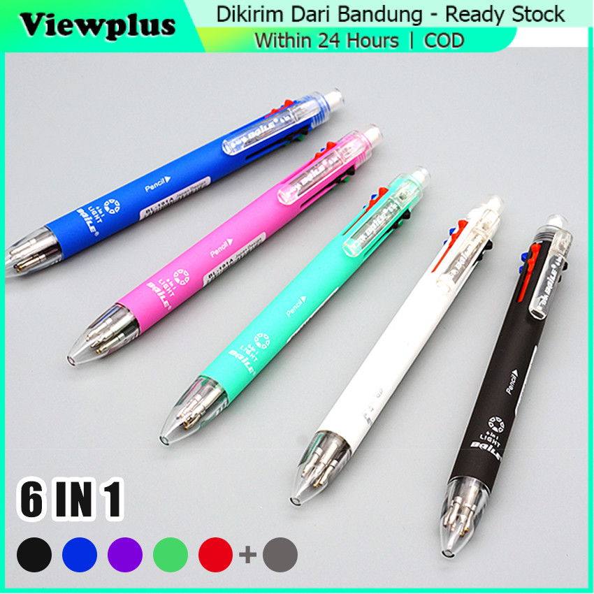 

Ball Pen Pulpen 5 Warna 0.7 mm Pena 5 Color Haris Colours Quaco