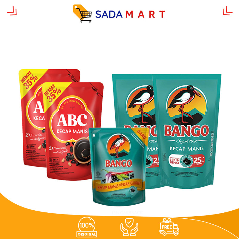 

BANGO | ABC KECAP MANIS KEMASAN POUCH 685GR - 1KG