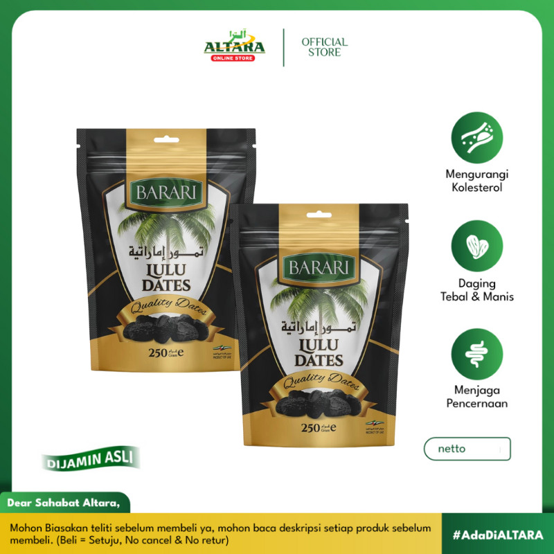 

Kurma Barari Lulu 250 Gr Kurma Lulu Pouch