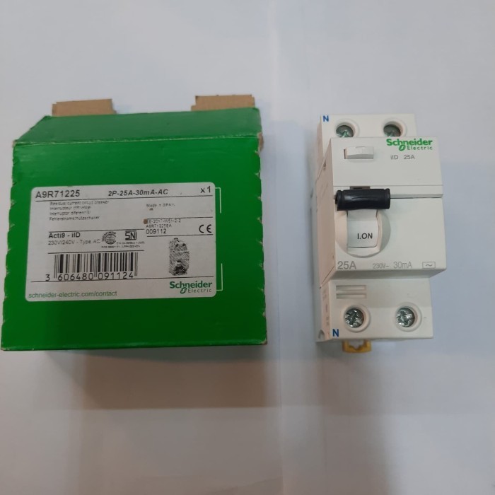RCCB SCHNEIDER 2POLE 25A 30mA