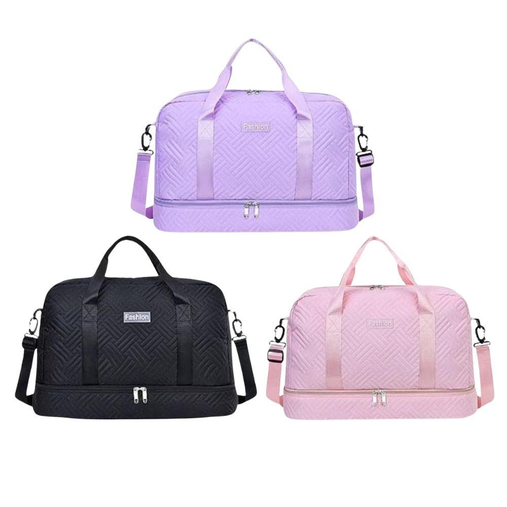 FASHION Travel Bag Tas Duffle Pakaian Mudik Gym Pria Wanita Import